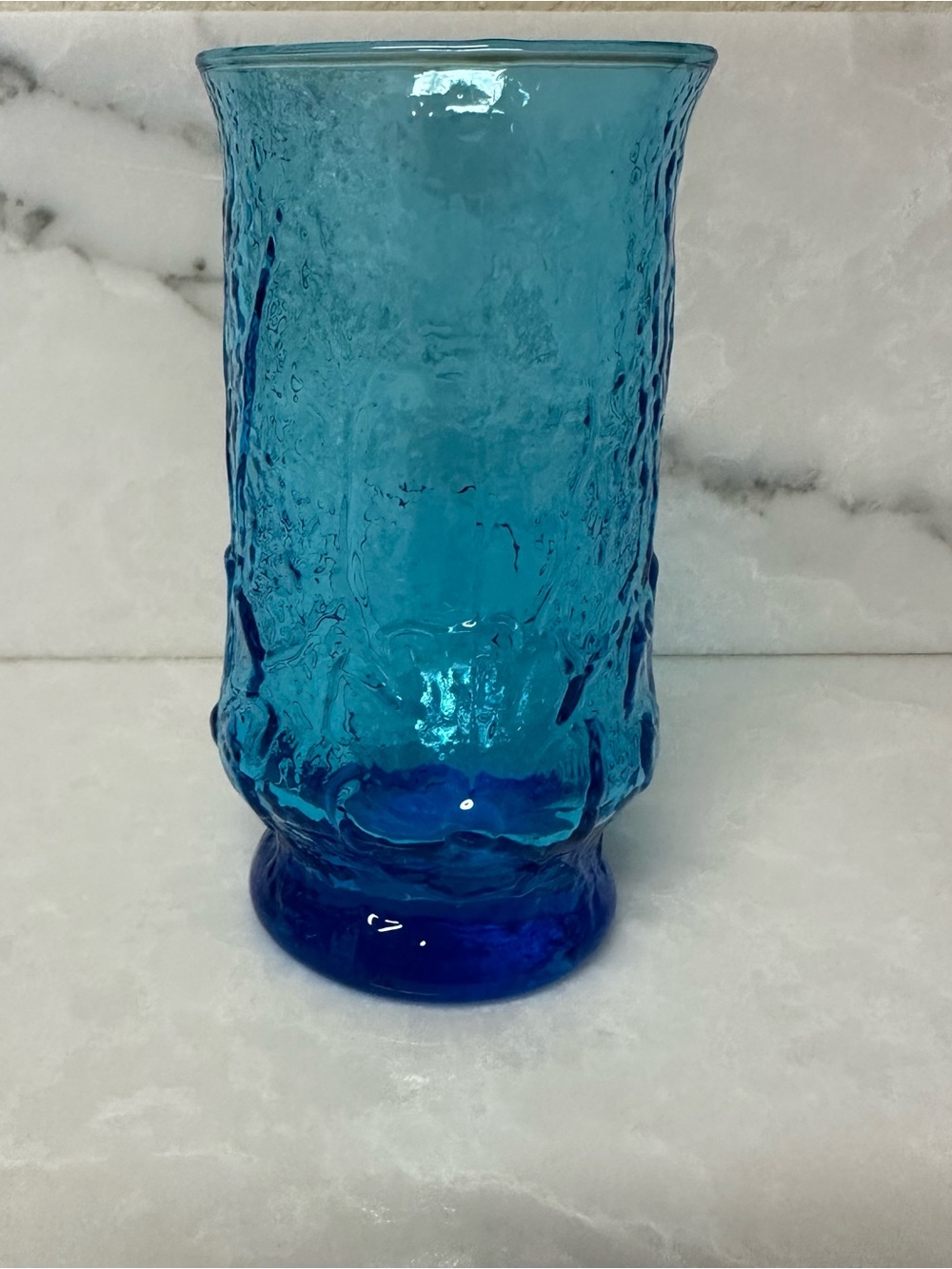 Vintage Anchor Hocking Rainflower Laser Blue  Tumbler Replacement